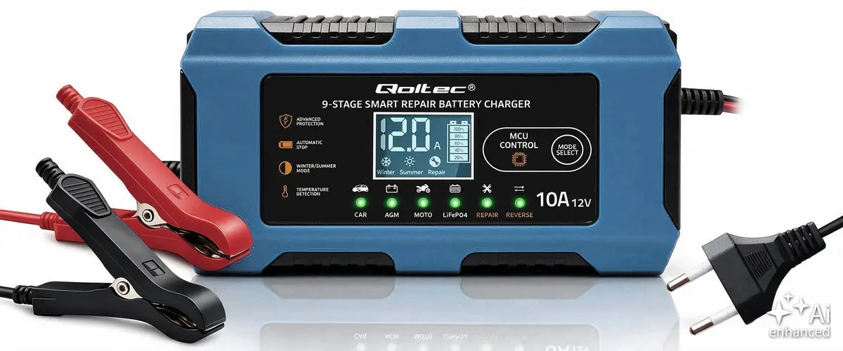 QOLTEC 526683 Akumulatoru lādētājs 12V 10A