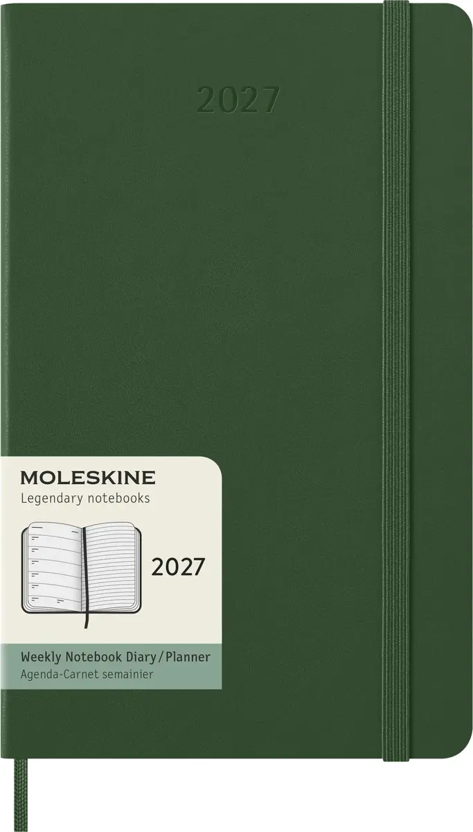 Moleskine 2027. gada nedēļas plānotājs 12