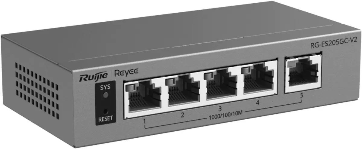 Reyee RG-ES205GC-V2 5-portu tīkla slēdzis, RG-ES205GC-V2