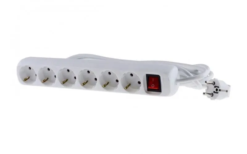 Mercodan Strāvas pagarinātājs Schuko ar 6