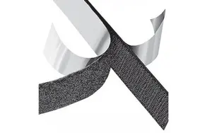 Mercodan Kabeļu Organizators Velcro Līmlente ar Līmējošu Pamatni 25m Melns 221513010