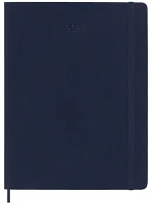 Еженедельный календарь Moleskine 2027, 12 месяцев, XL, 19x25 см, мягкая обложка, сапфировый синий