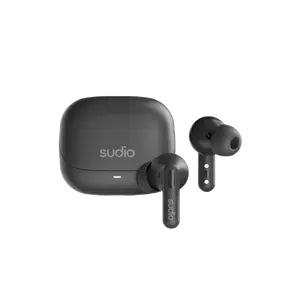 Беспроводные наушники Sudio C8 Bluetooth 5.4 с микрофоном, шумоподавлением, защитой от брызг, черные