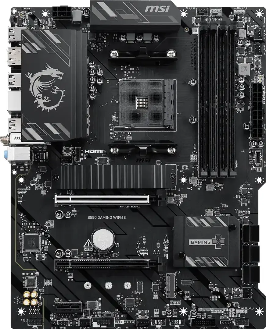 MSI B550 GAMING WIFI6E Pamatplate AMD