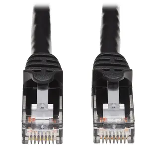 EATON N261-025-BK CAT6A 10G Snagless UTP Ethernet Cable RJ45 Male to Male Black 25 Feet
