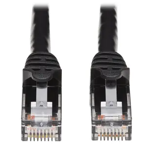EATON N261-025-BK CAT6A 10G Snagless UTP Tīkla kabelis RJ45 vīrietis/vīrietis melns 25 pēdas
