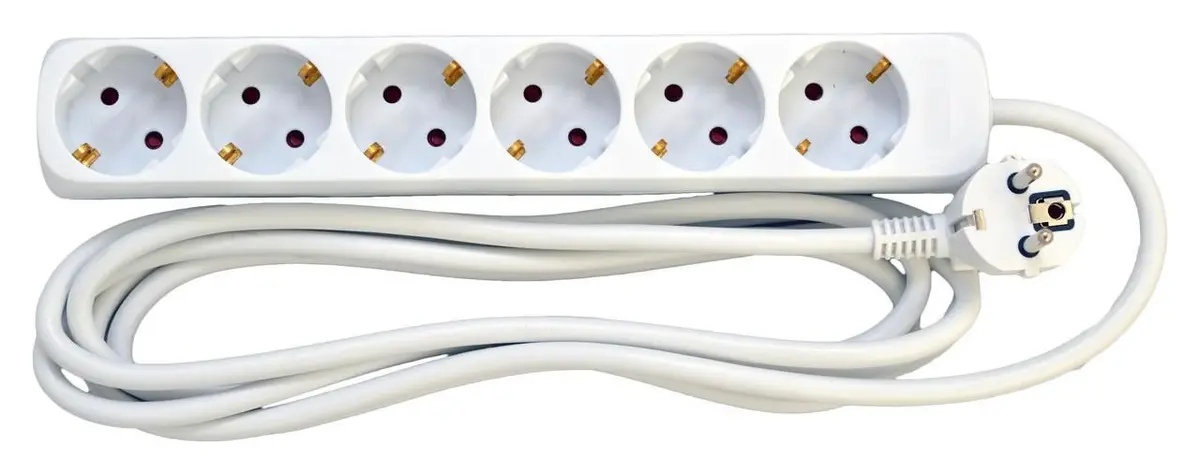 Mercodan Strāvas pagarinātājs ar 6 Schuko