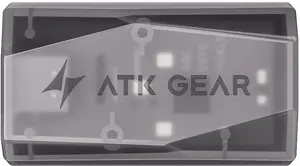 ATK 8K bezvadu adapteris, 8 000 Hz aptaujas ātrums, 2.4 GHz, melns