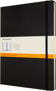 Moleskine Classic XXL Notebook Ruled Hard Cover 192 Pages Black