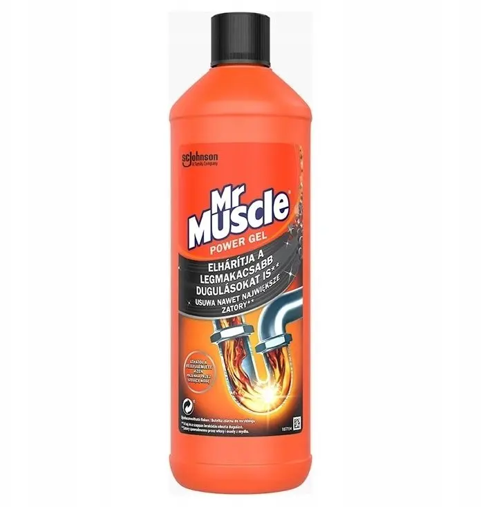 Mr Muscle Power Gel cauruļu tīrīšanas