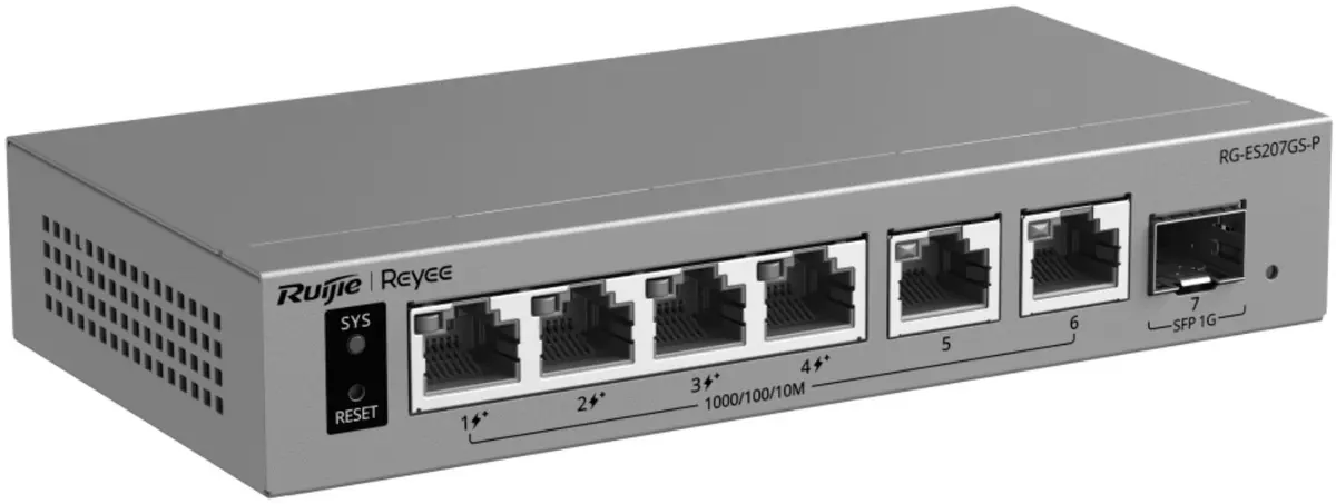 Reyee RG-ES207GS-P vadāmais PoE komutators ar