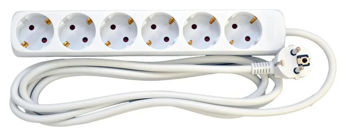 Mercodan Strāvas pagarinātājs ar 6 Schuko