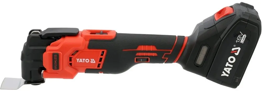YATO 18V bezvadu oscilējošais daudzfunkcionālais instruments