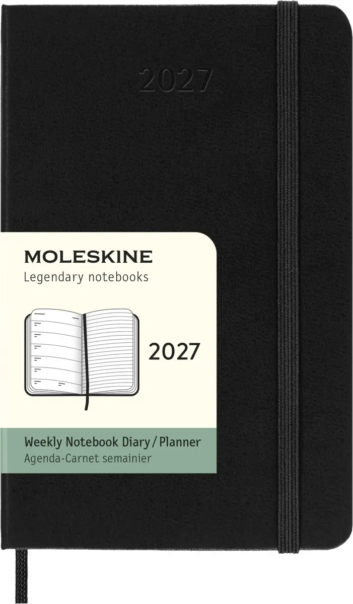 Moleskine 2027. gada nedēļas plānotājs 12