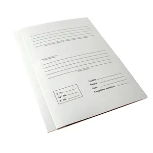 SMLT ECO A4 4-hole folder with tie ribbons, Lithuanian language edition