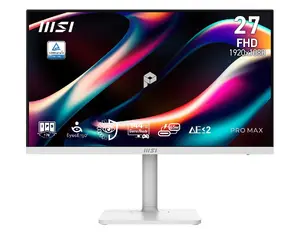 MSI PRO MAX 271PHW E14 Monitors - 27 Collas IPS Full HD 144Hz 1ms Balts
