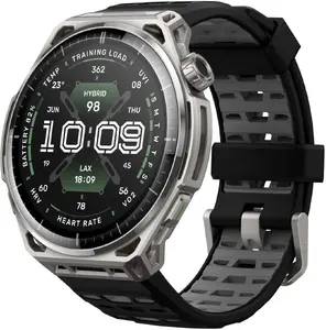 Умные часы Amazfit Balance 3 корпус из нержавеющей стали AMOLED дисплей 1.5 дюйма Zepp OS 64 ГБ NFC Wi-Fi Bluetooth черный силиконовый ремешок