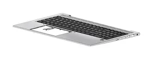 HP SPS-TOP CVR KBDPM CPPS SR FR M53309-051 Klēpjdatora augšējais vāks ar tastatūru un plaukstu balstu