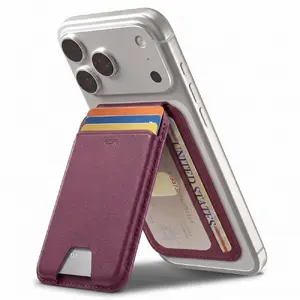 ESR Classic Magnetic Wallet Stand with MagSafe and RFID Protection Deep Burgundy