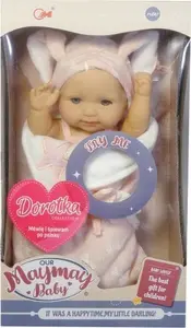 Swede Dorotka Talking and Singing Doll in a Swaddle Blanket
