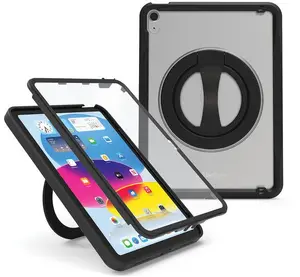 Pipetto X-Case Tablet Protective Cover in Black for iPad 10th Generation 2022