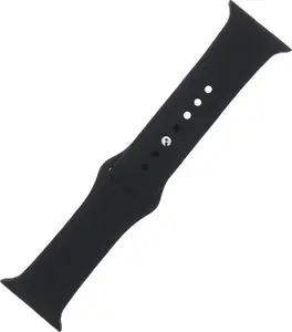 Силиконовый ремешок TelForceOne S/M для Apple Watch 38 / 40 / 41 мм черный