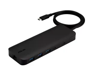 Asus DC-320 Black USB-C 11-in-1 Docking Station with Multiple Connectivity Ports