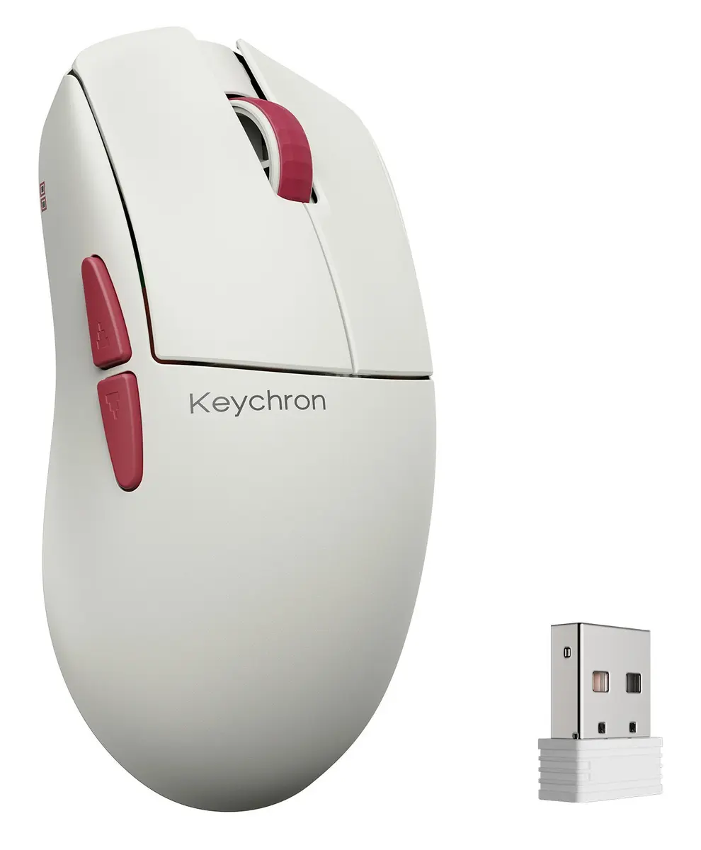 Keychron G4 White bezvadu pele, G4-B1