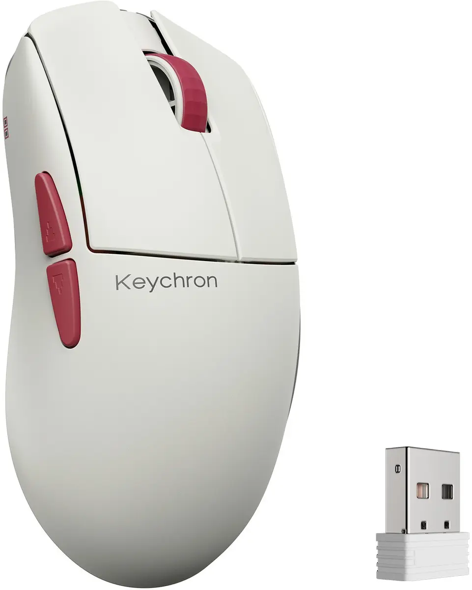 Keychron G4 White bezvadu pele Photo 2