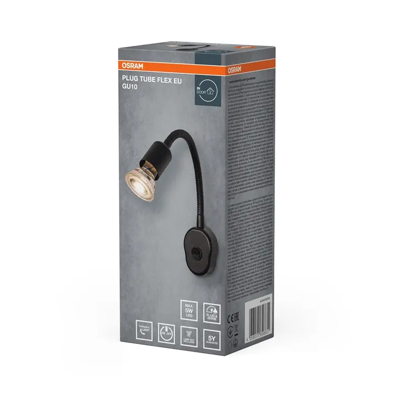 Osram GU10 Melna Sienas Naktslampa Photo 3