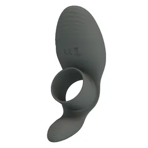 FOR HIM PRETTY LOVE Rechargeable Vibrating Ring with Dual Stimulation, 7 Vibration Modes, USB Rechargeable, Silicone