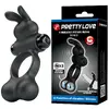 FOR HIM Vibrating Penis Ring with Bunny Stimulator Photo 11
