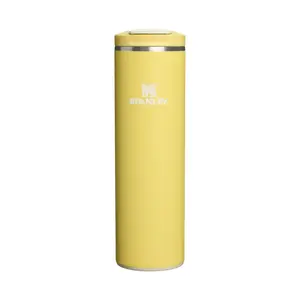 STANLEY Termokrūze The Transit Fliptop Mug Dzeltena 0.47L Vakuuma Izolācija
