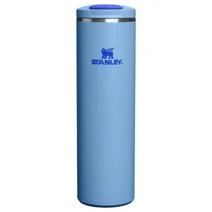 STANLEY The Transit Fliptop Mug 0.59L Gaiši zila Termokrūze no Nerūsējošā Tērauda ar Vakuuma Izolāciju un Aerolight Tehnoloģiju