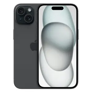 Apple iPhone 15 Smartphone 128GB Black Refurbished