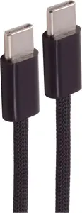 ShiverPeaks USB-C Charging Cable USB 2.0 60W Black Textile 1m BS14-21025