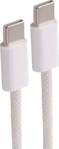 ShiverPeaks USB-C Charging Cable USB 2.0 60W White Textile 1m BS14-21026