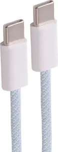 ShiverPeaks USB-C Charging Cable 2.0 240W Blue Textile 1m BS14-22021