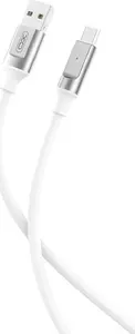 USB kabelis XO NB251 USB - Micro-USB 1.0 m 6A Balts