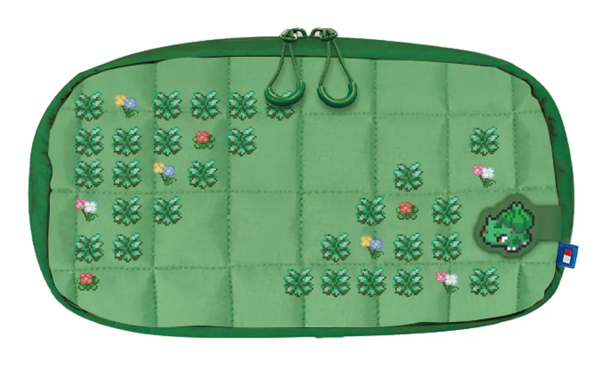Hori Puff Pouch Pixel Green somiņa
