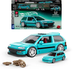 MATTEL Конструктор HOT WHEELS Honda Custom 90 Civic EF JHF62