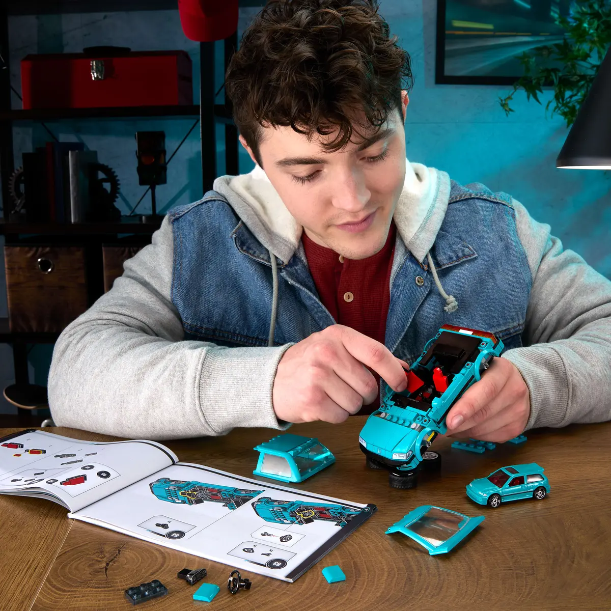 MATTEL Конструктор Custom ’90 Honda Civic EF Photo 2