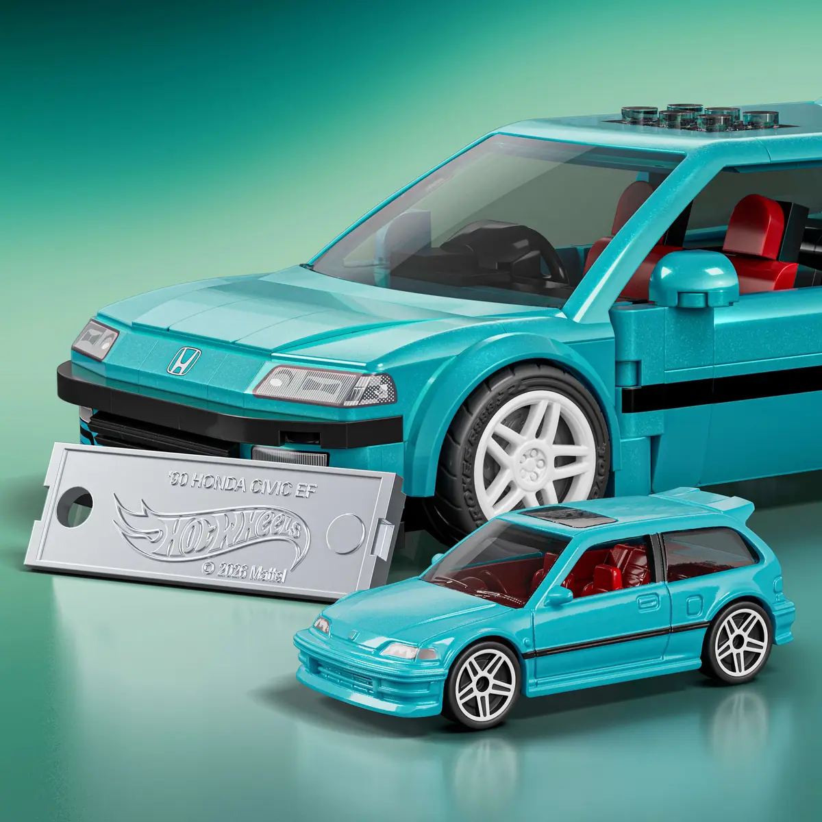 MATTEL Конструктор Custom ’90 Honda Civic EF Photo 5