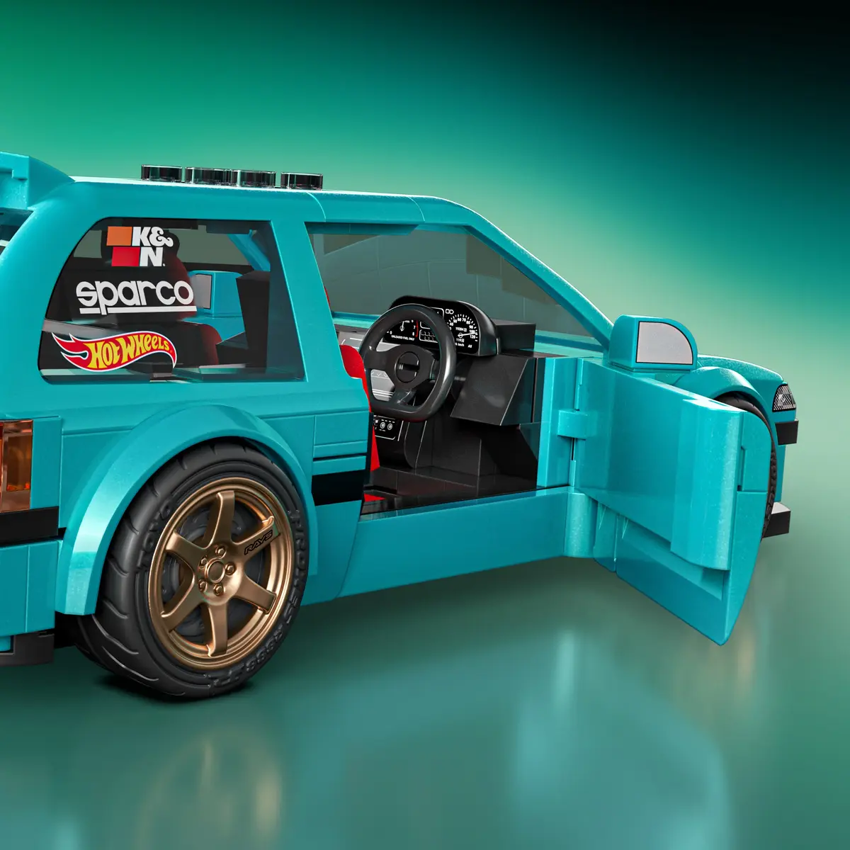 MATTEL Конструктор Custom ’90 Honda Civic EF Photo 6