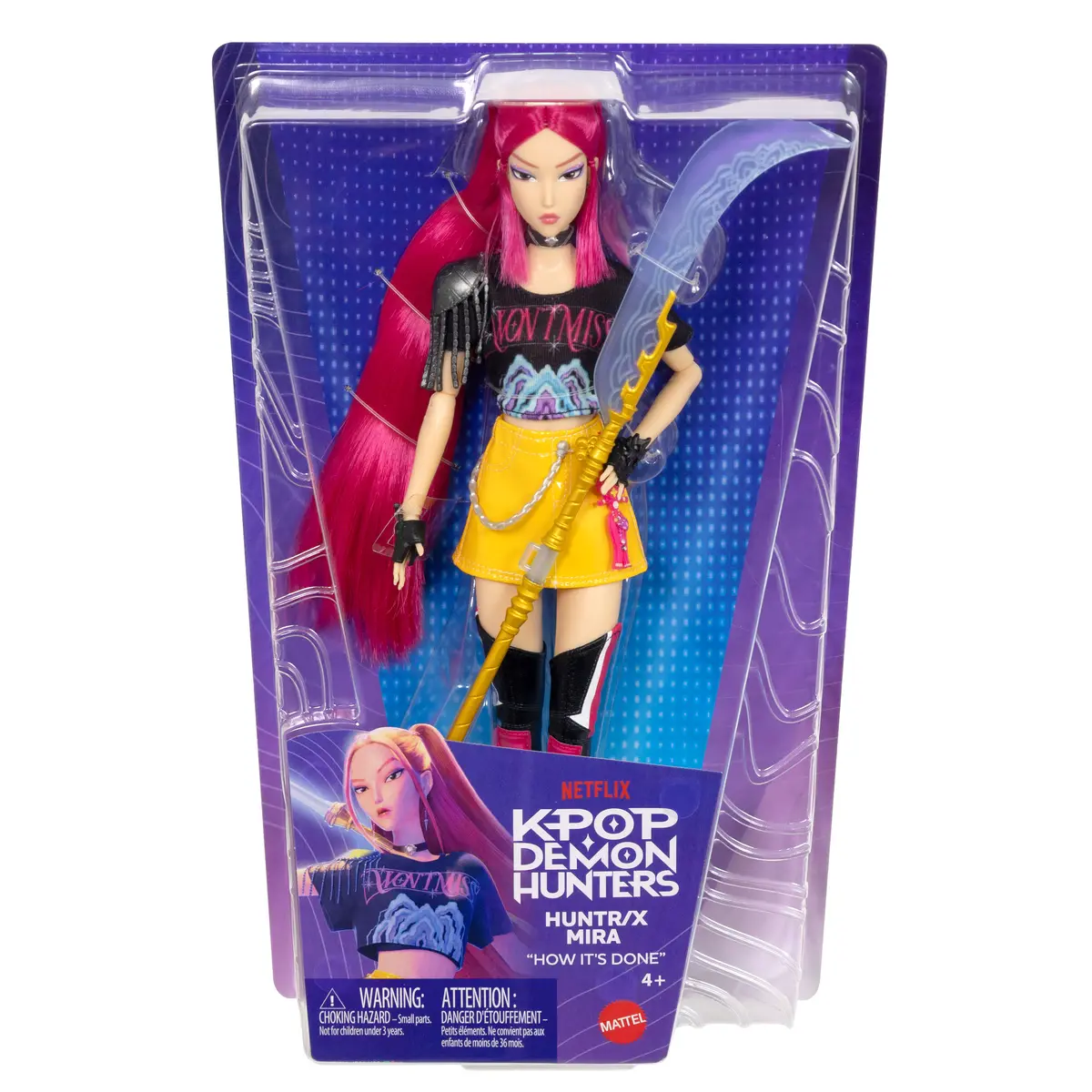 Mattel KPop Demon Hunters HUNTR/X Mira Fashion Doll Photo 6
