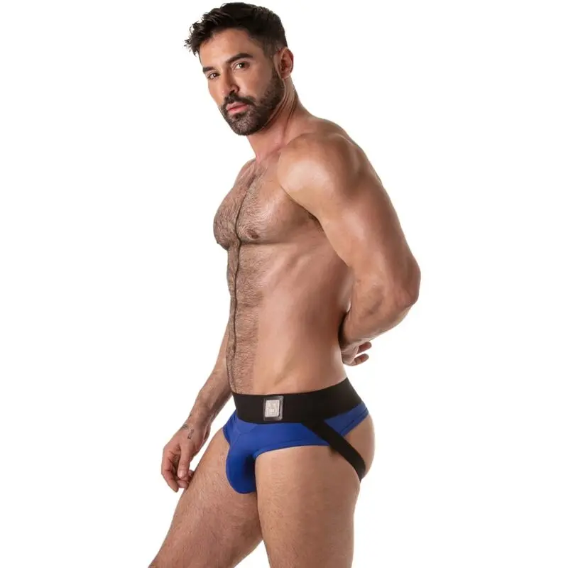 Locker Gear Широкий Пояс Джок Бриф Синий XL Photo 2