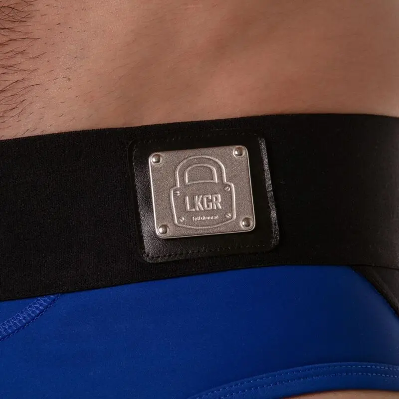 Locker Gear Широкий Пояс Джок Бриф Синий XL Photo 4