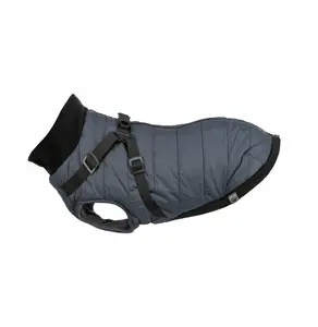 Trixie Pontis suņu mētelis ar iestrādātām pavadas cilpām zils izmērs S 36 cm