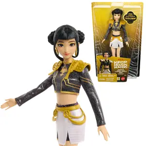 Mattel KPop Demon Hunters HUNTR/X Zoey Golden Singing Fashion Doll with Removable Outfit and 5 Posable Joints