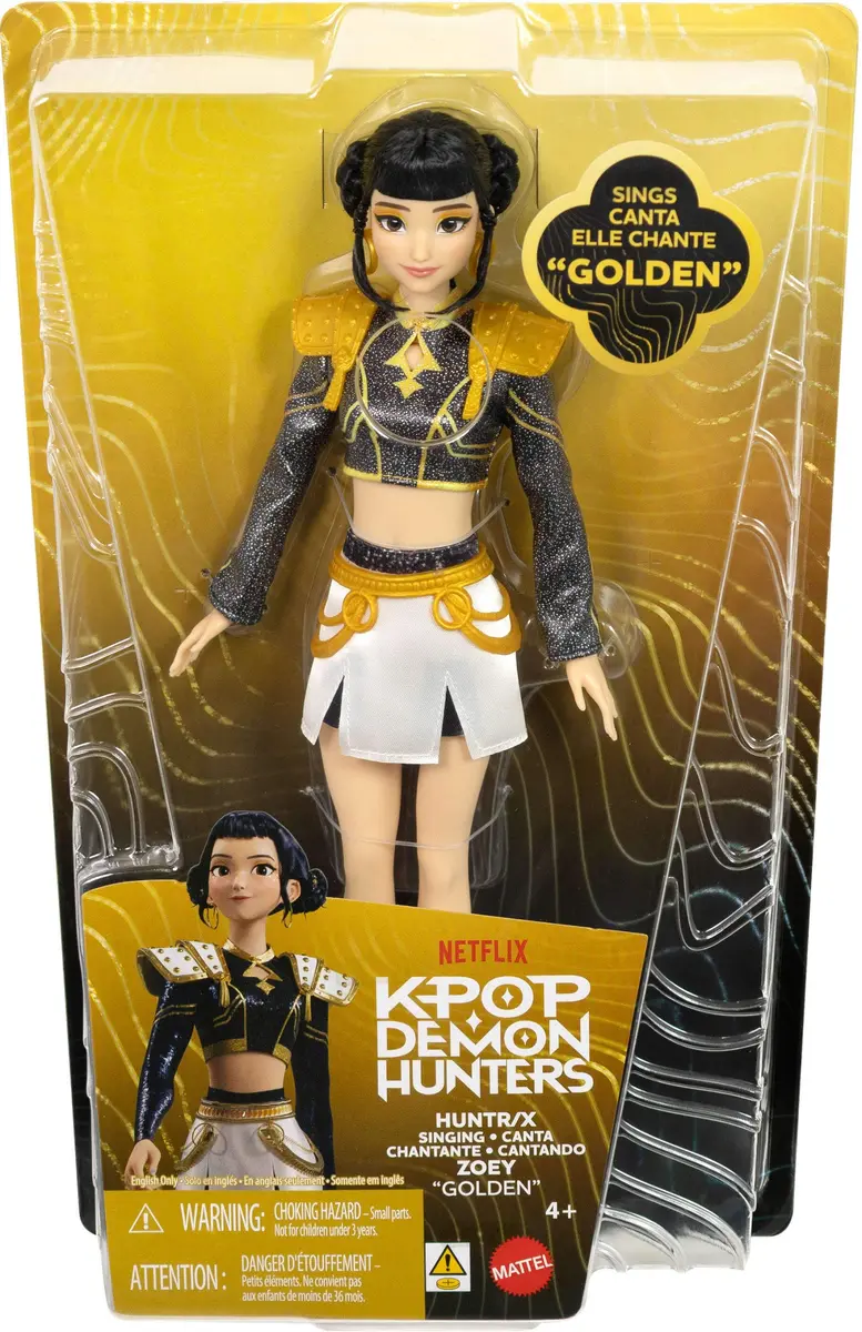 Mattel KPop Demon Hunters HUNTR/X Zoey Golden Singing lelle Photo 7